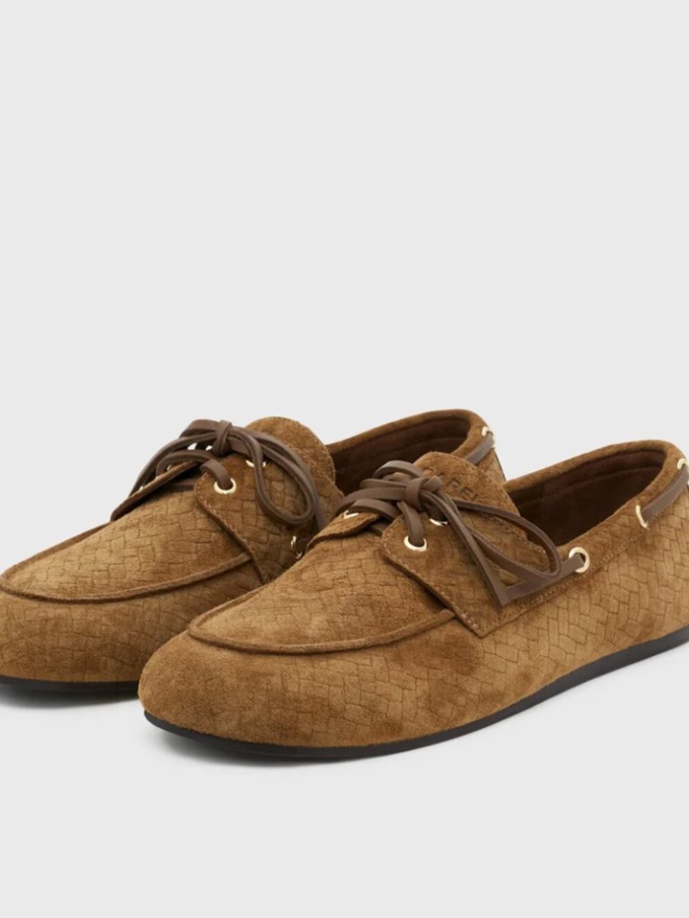 WORE ONCE. GERARD DAREL Suede boat shoes - ONDINE